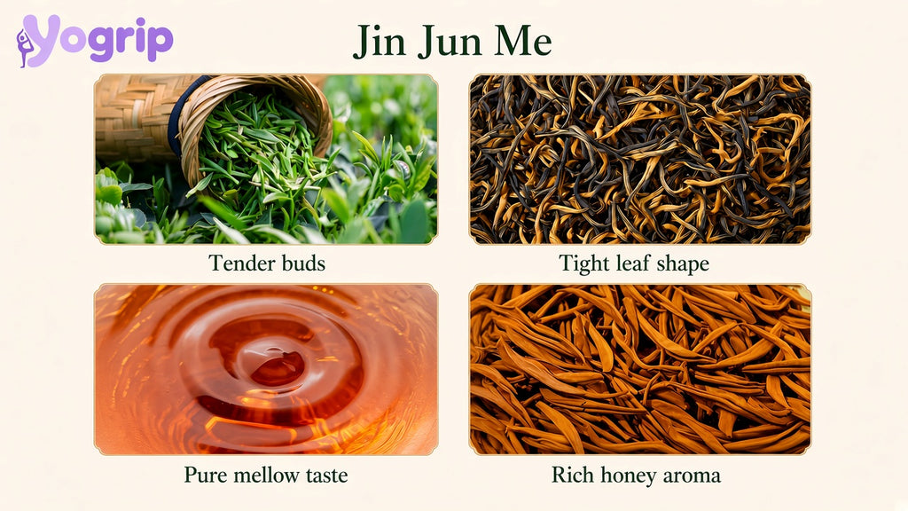 Yogrip Jin Jun Mei quality points — premium black tea benefits