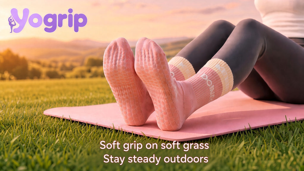 Yogrip crew grip socks — featured