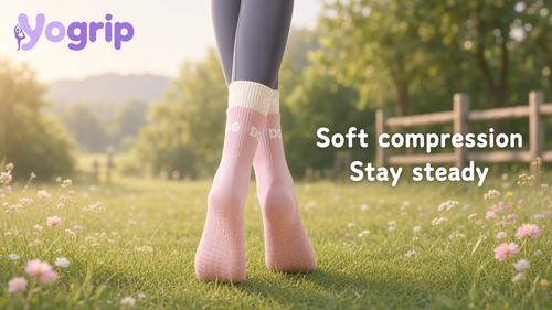 Yogrip crew grip socks — image 2